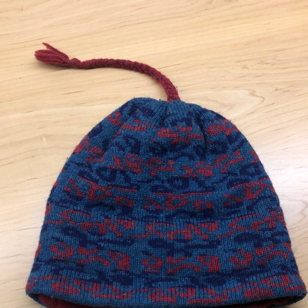 Vintage Riverwind Woolens of Montpelier Knit Ski Hat - 100% Wool Shell